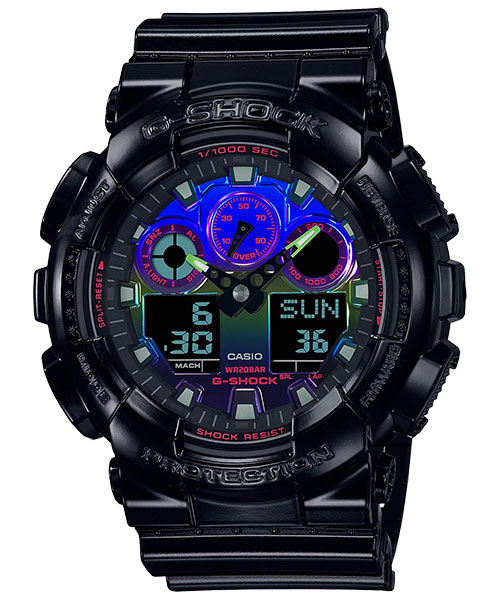 G-SHOCK کاسیو مدل GA-100RGB-1ADR